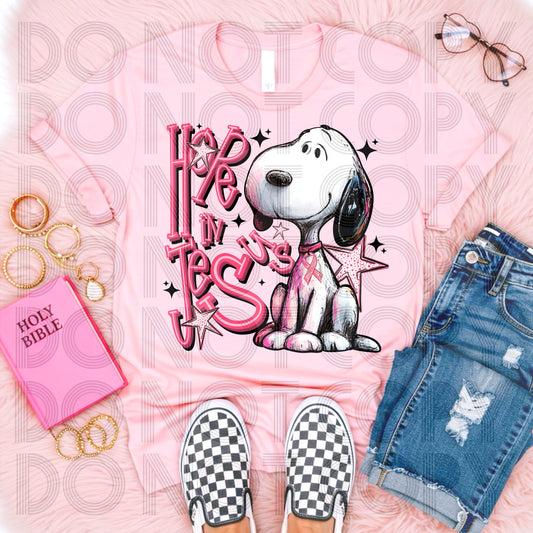Hope In Jesus DTF Prints