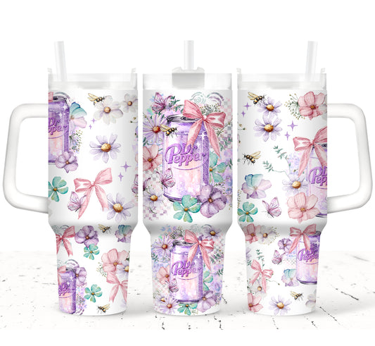 Watercolor DPepper 40 oz Tumbler Print