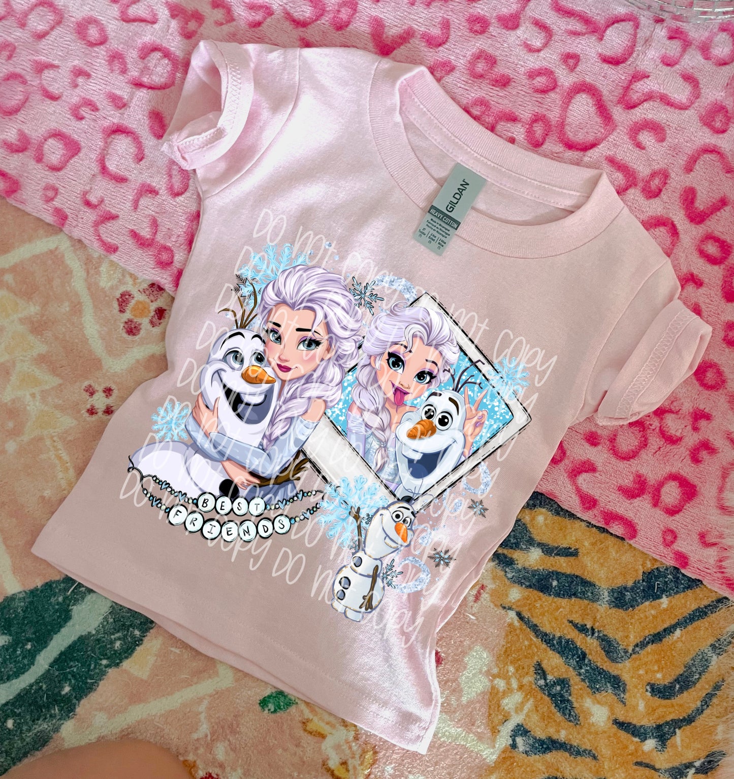 Olaf & Elsa DTF Print