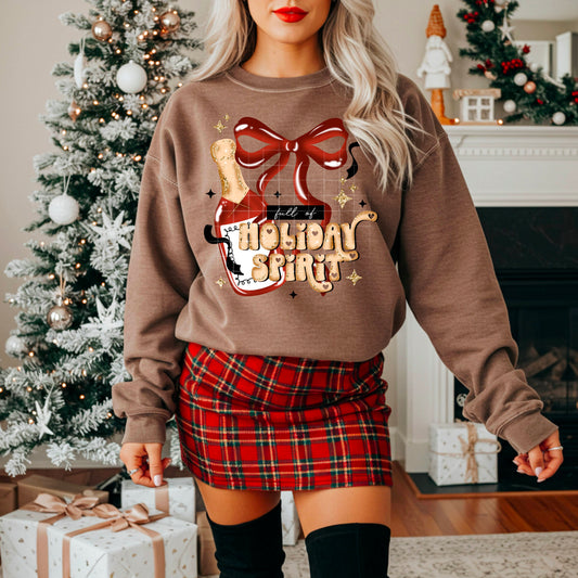 Full Of Holiday Spirit DTF Prints