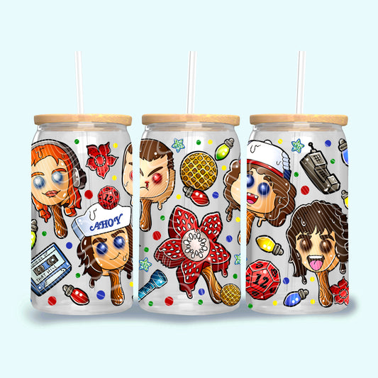 Stranger Popsicles 16 oz Glass Wraps