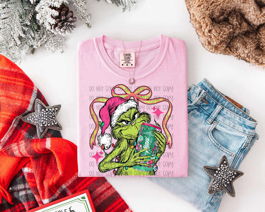 Grinch Alani DTF Print