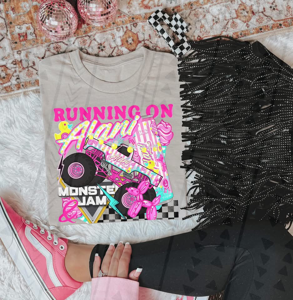 Running On Alani & Monster Jam DTF Prints