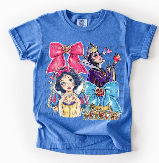 Princess SW Polaroid Hearts DTF Prints