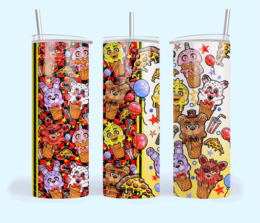FNAF Ice Cream Tumbler Wrap