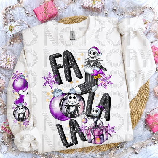 Fa La La Jack DTF Prints