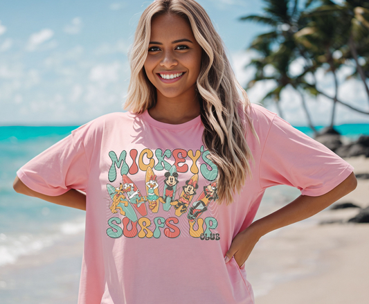 Surf’s Up Club DTF Print