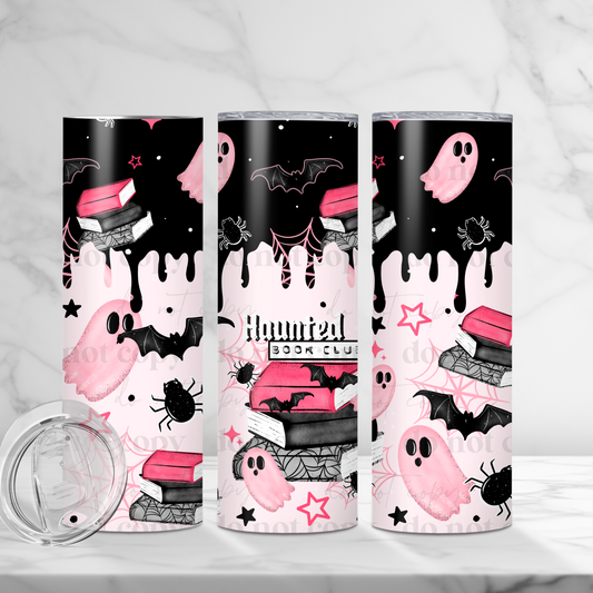 Haunted Book Club Tumbler Wrap