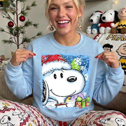 Christmas Snoopy DTF Print