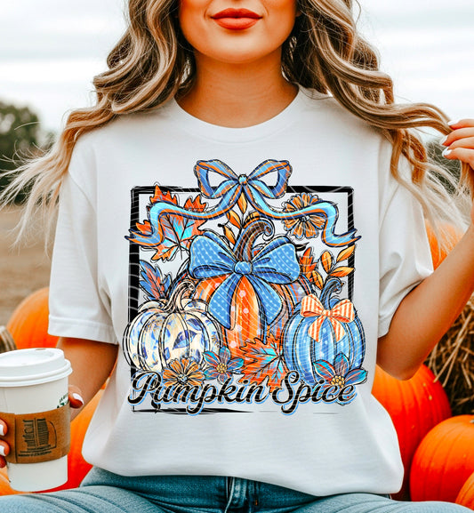 Pumpkin Spice Fall DTF Prints