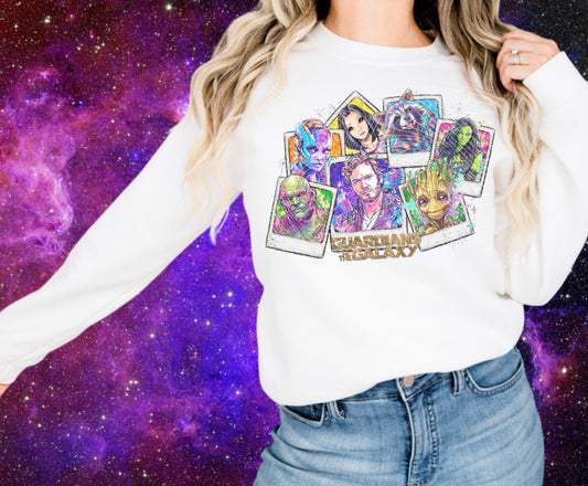Polaroid Galaxy Guardians DTF Prints