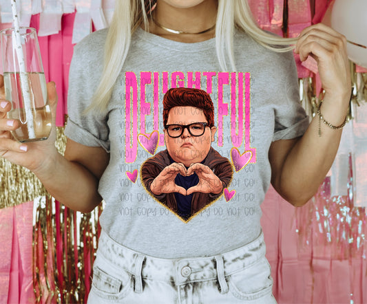 Delightful Valentine DTF Prints