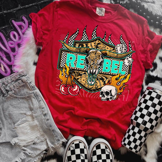 Rebel Western DTF Prints