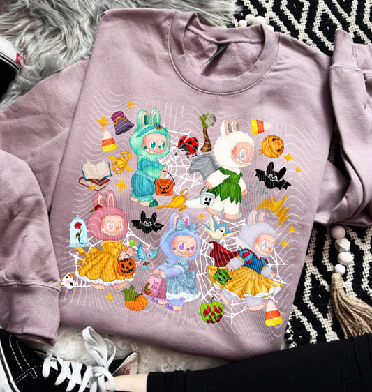 Halloween Princess BuBu Collage DTF Prints