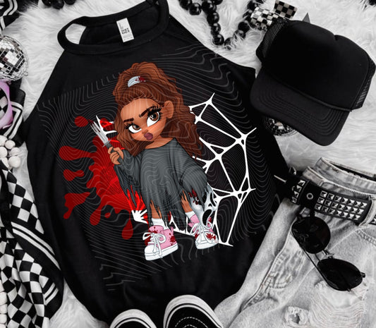 Ghostface Horror Girl DTF Prints