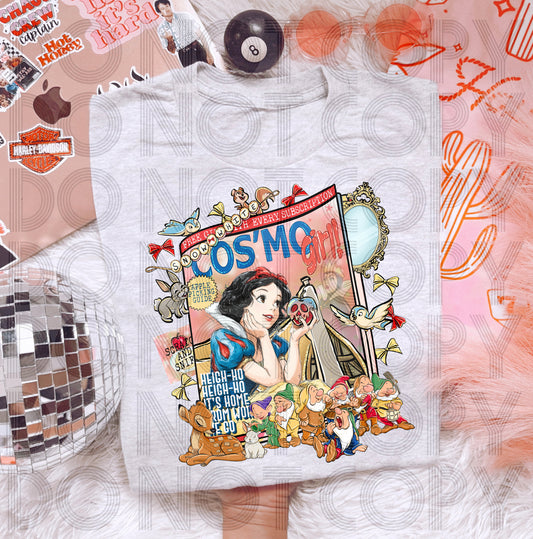 Cosmo Girl Snow White DTF Prints