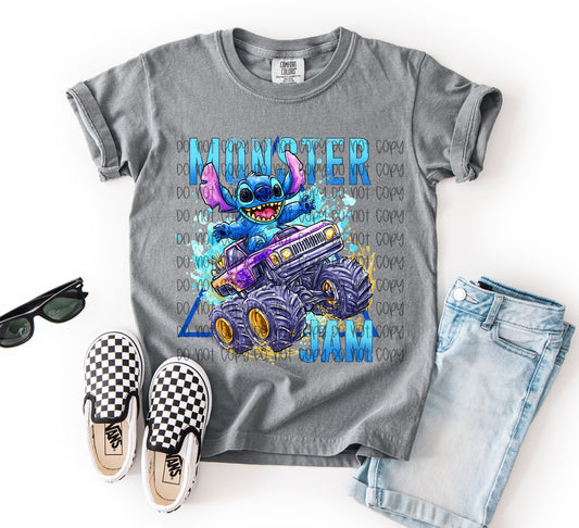 Monster Jam Stitch DTF Prints