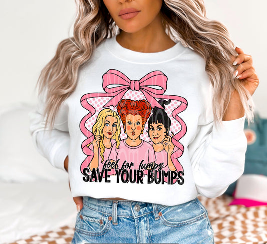 Feel For Lumps Save Your Bumps DTF Prints