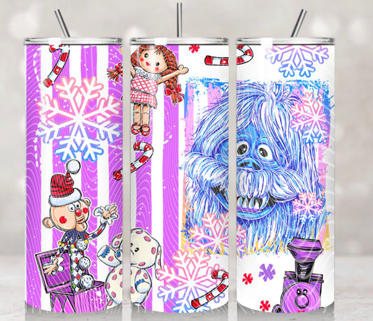 Christmas Bumble Misfits Tumbler Wrap