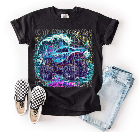 Megaladon Truck DTF Prints
