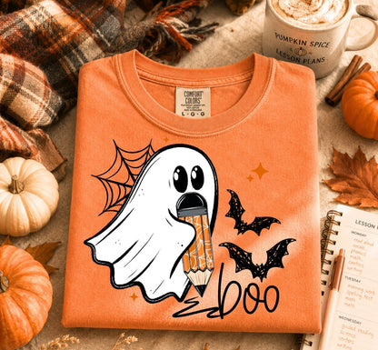 Boo Pencil Ghost DTF Print
