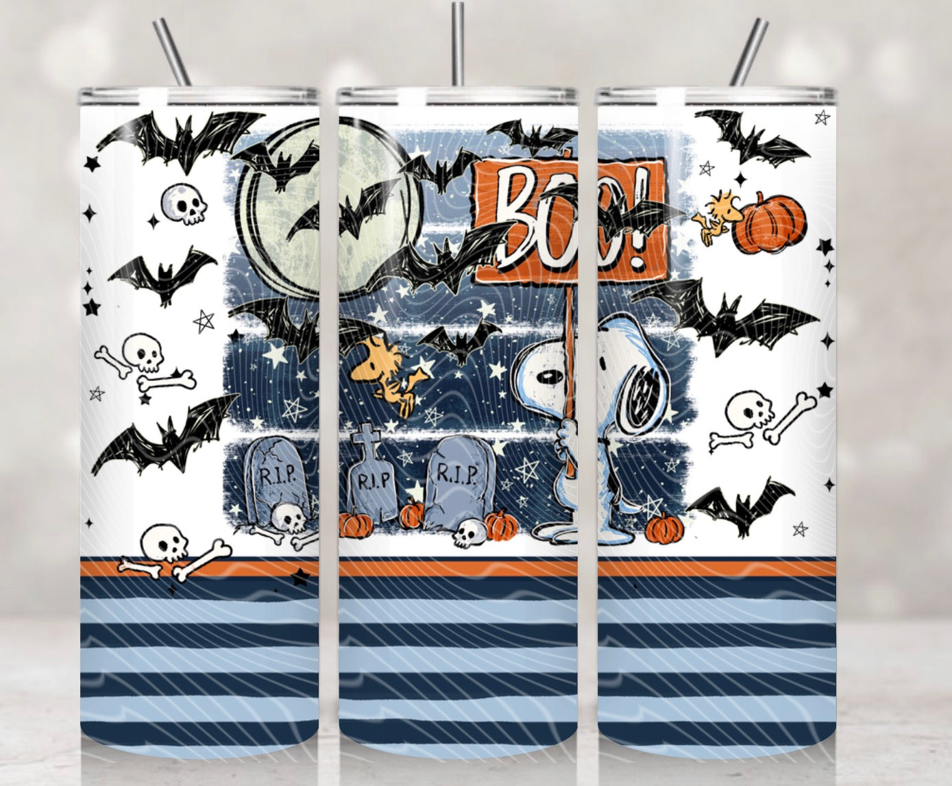 Halloween Peanuts (Style 2) Tumbler Wrap