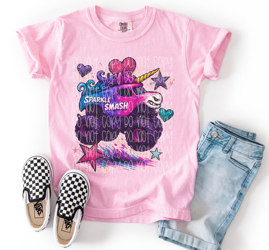 Sparkle Smash Truck DTF Prints