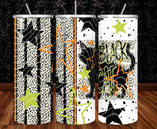 Black Cat Tumbler Wrap