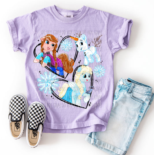 My Pony Frozen DTF Prints