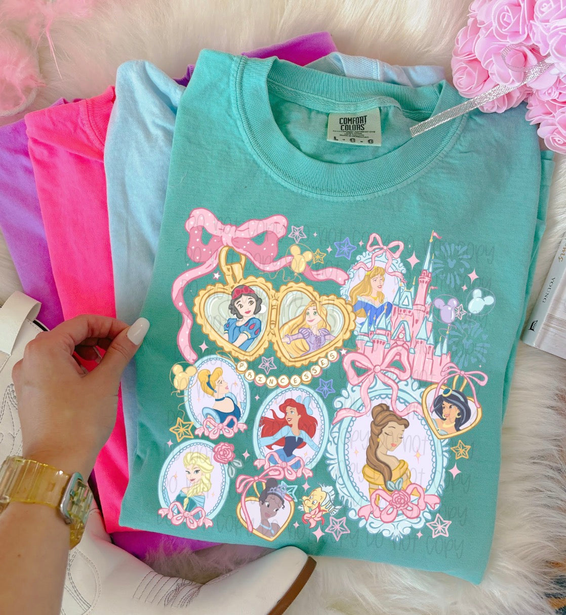Pastel Princess Locket DTF Print
