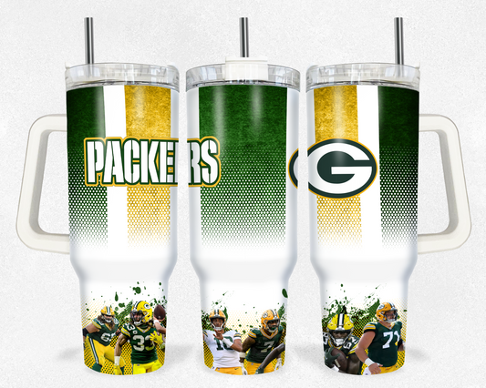 Football GB Packers 40 oz Tumbler Prints