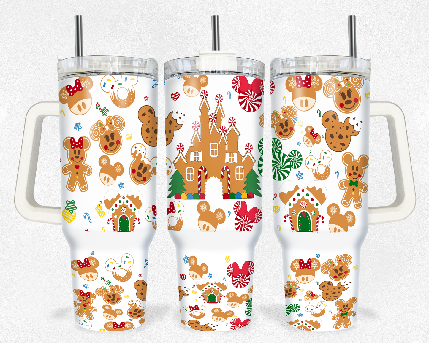 Ginerbread Mouse Treats 40 oz Tumbler Prints