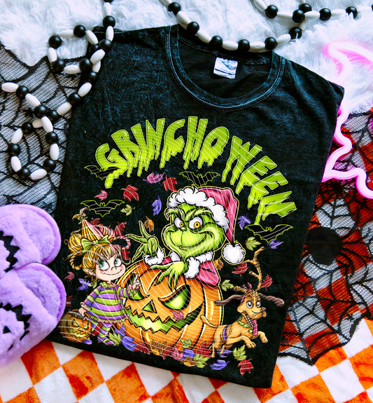 Grinchoween DTF Print