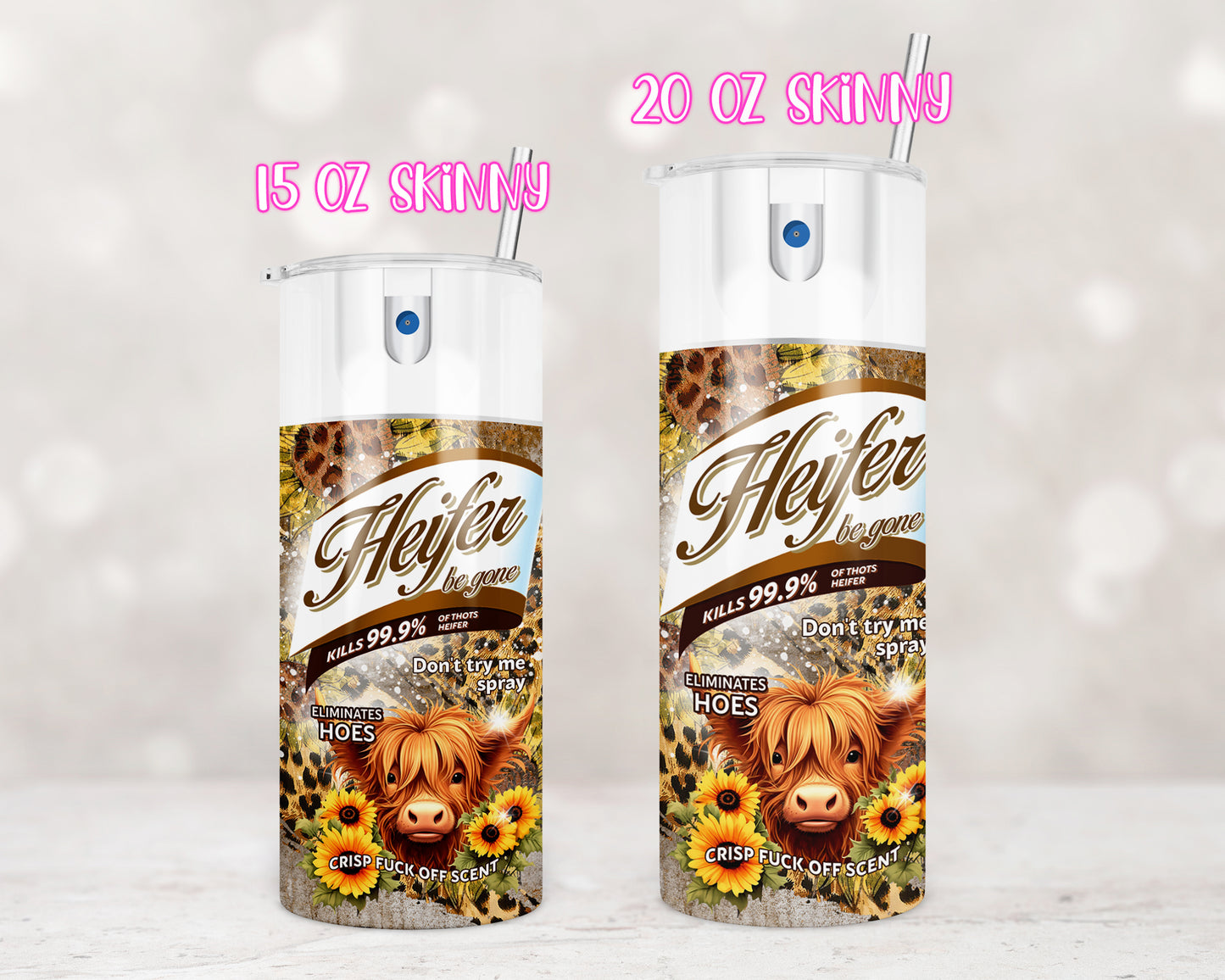 Be Gone Heifer Spray Brown Leopard