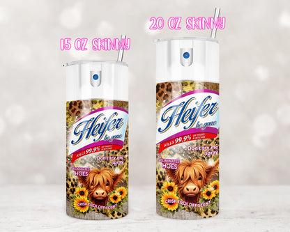 Be Gone Heifer Spray Brown and Pink Leopard