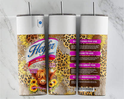 Be Gone Heifer Spray Brown and Pink Leopard