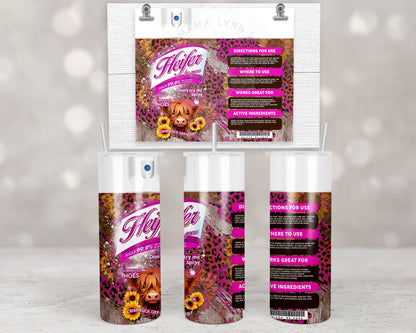 Be Gone Heifer Spray Hot Pink Leopard