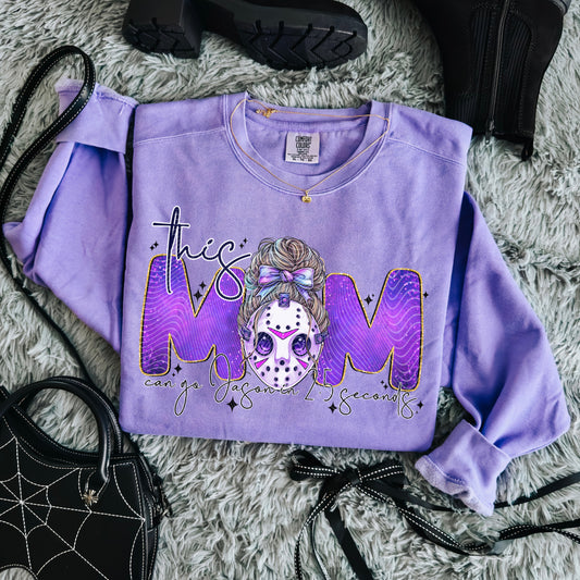 This Mom Can Go Jason In 2.5 Seconds DTF Prints