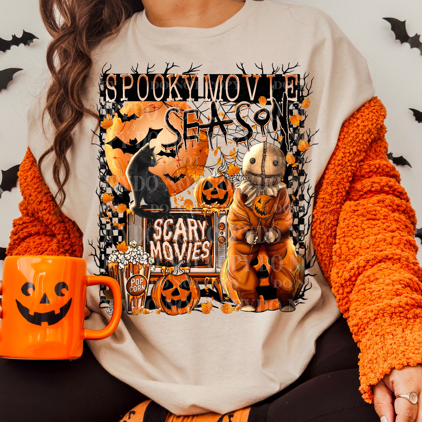 Spooky Movie Season (Scarecrow Style) DTF Print