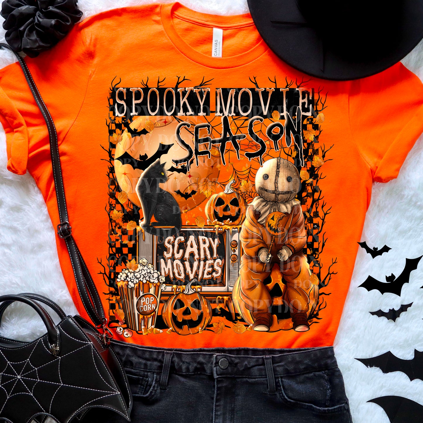 Spooky Movie Season (Scarecrow Style) DTF Print