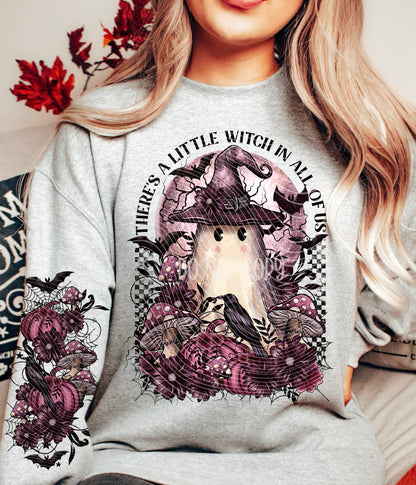 Little Witch Ghost DTF Print