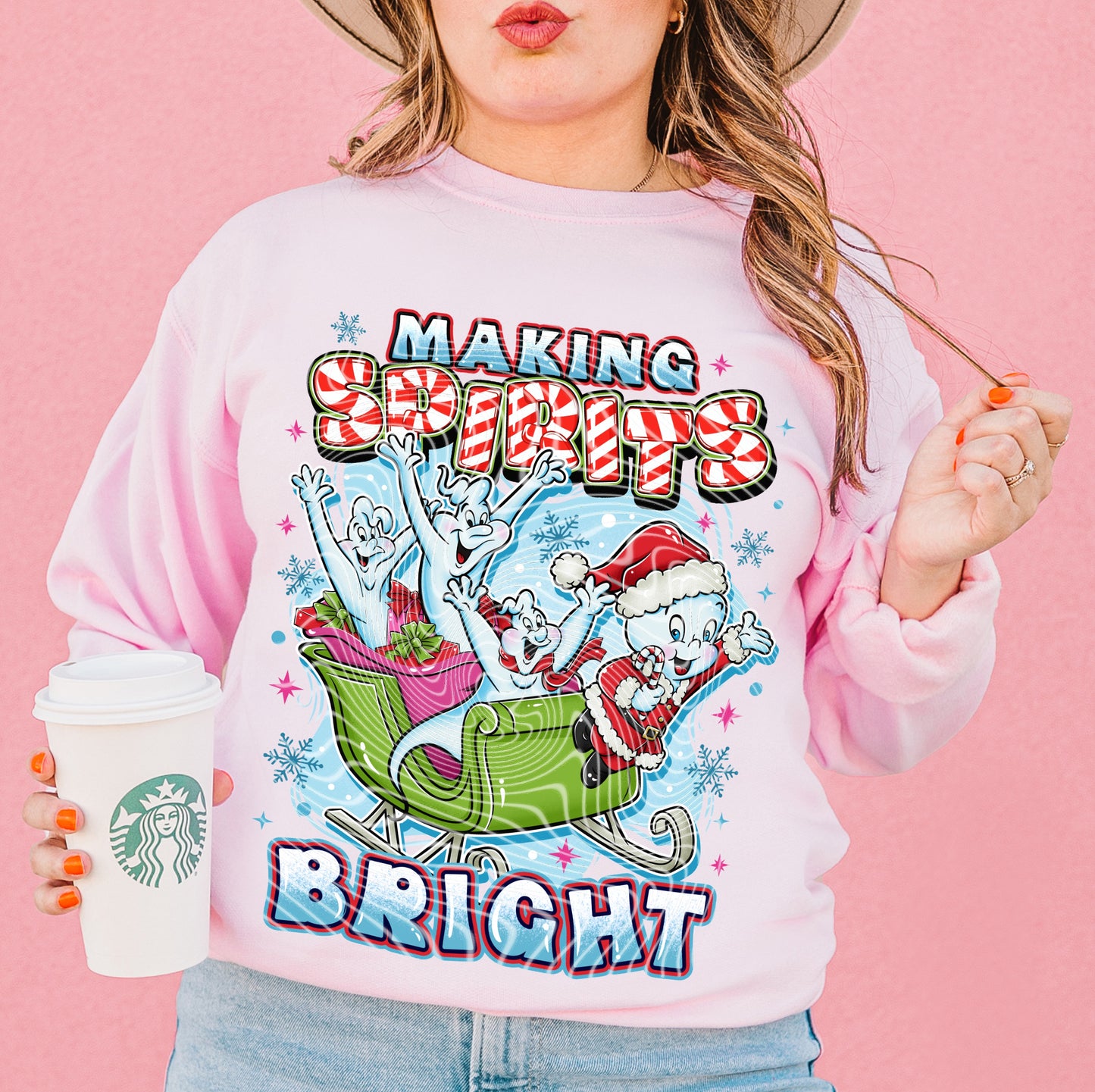 Making Spirits Bright DTF Print