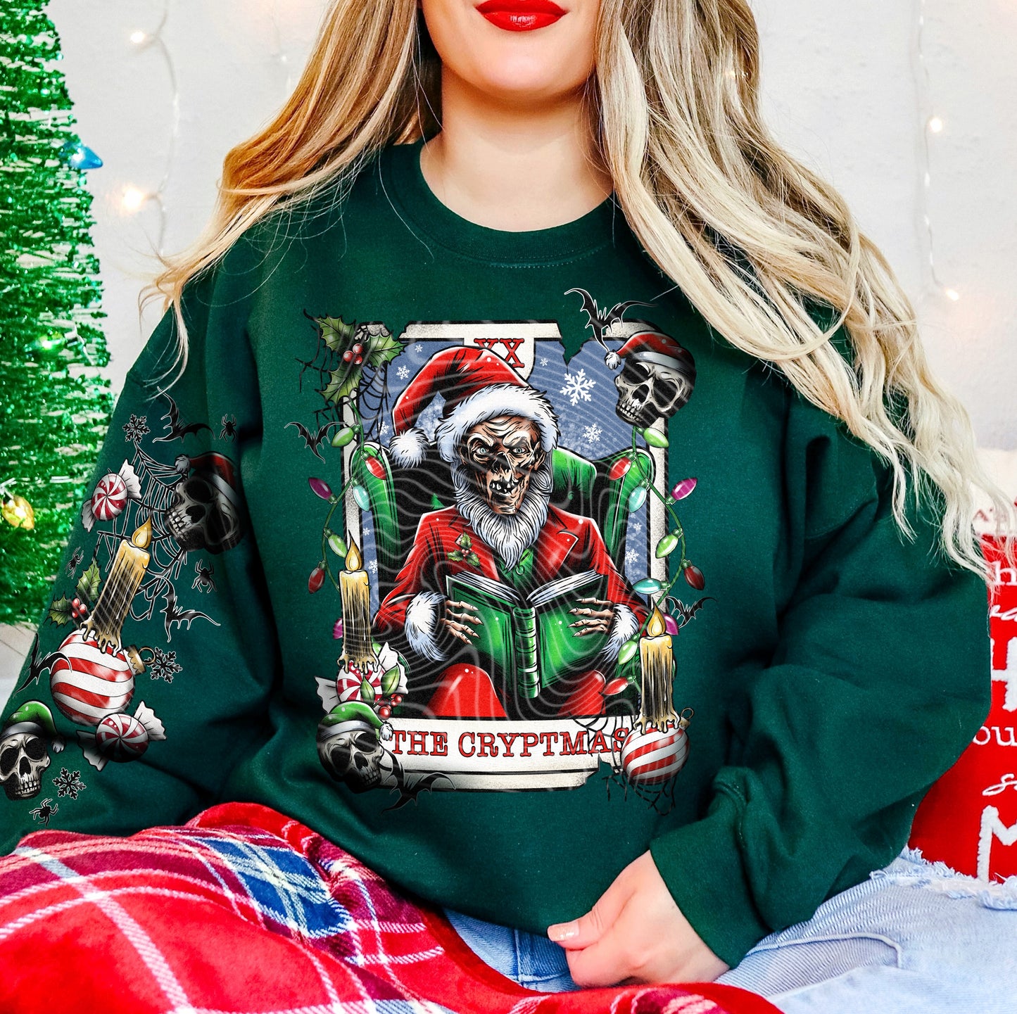 The Cryptmas Creepy Christmas Tarot DTF Print