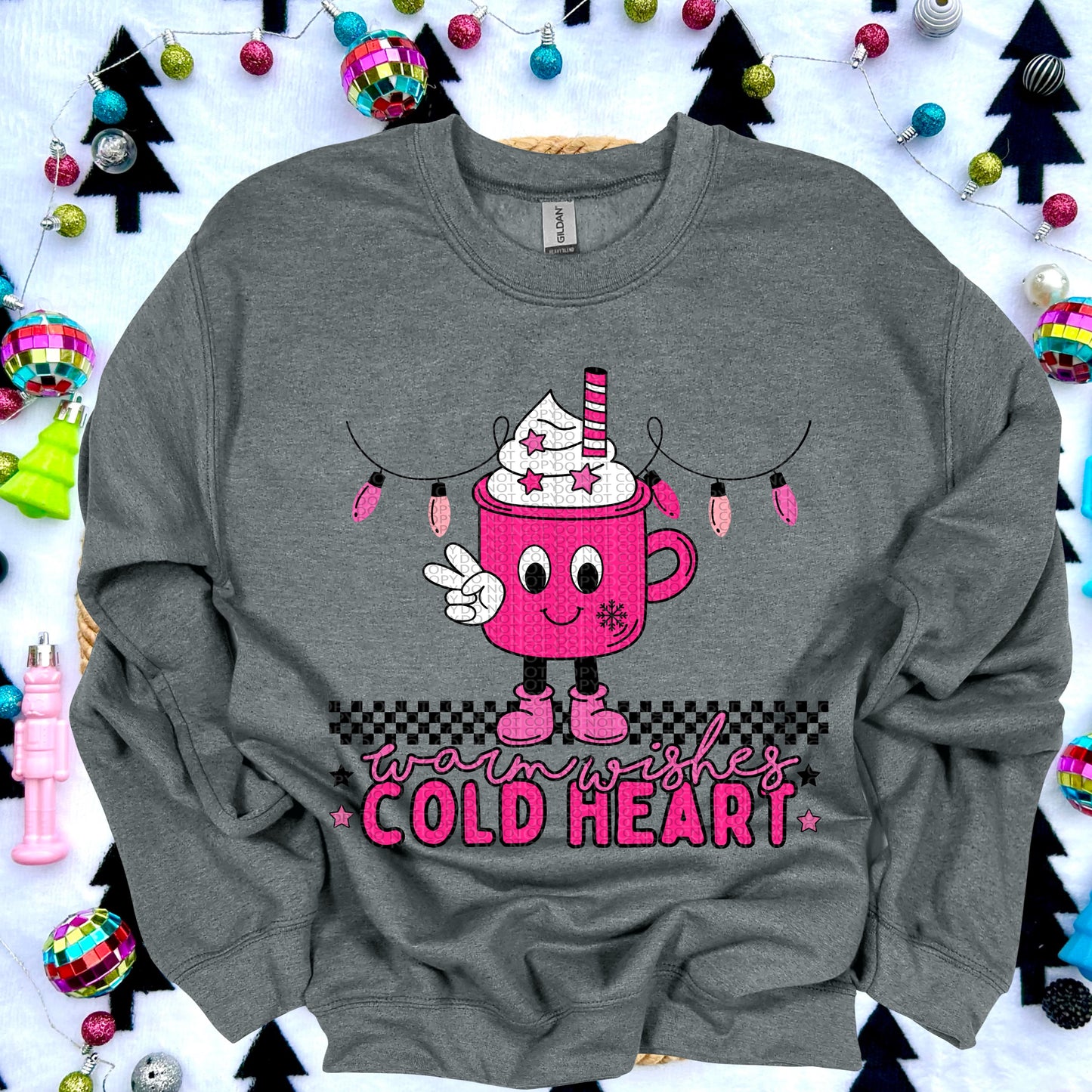 Warm Wishes Cold Heart DTF Print