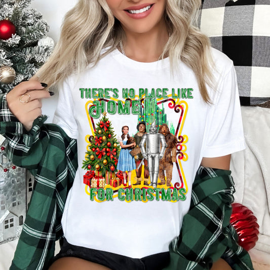 No Place Like Home For Christmas DTF Print