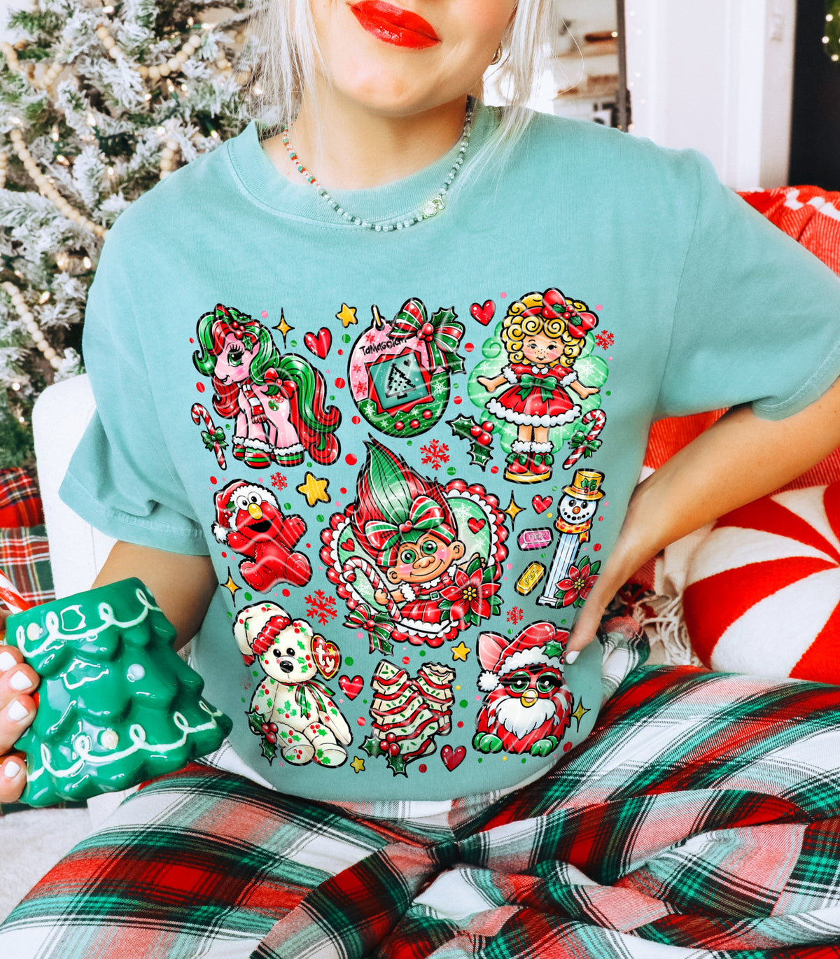 90’s Christmas DTF Print