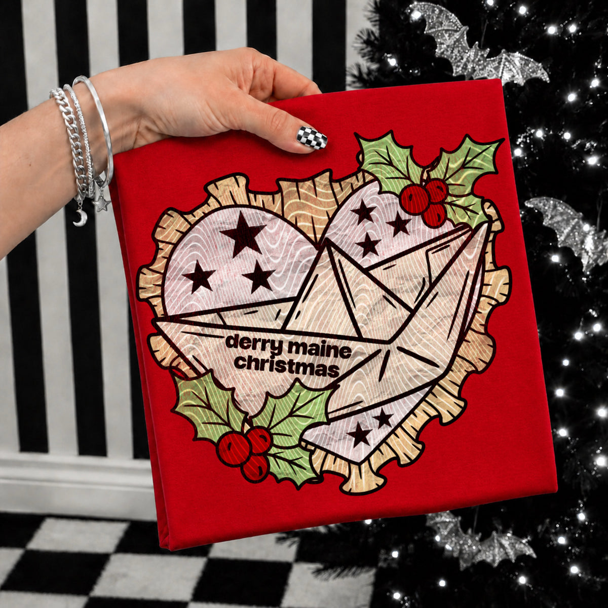Derry Maine Christmas DTF Print
