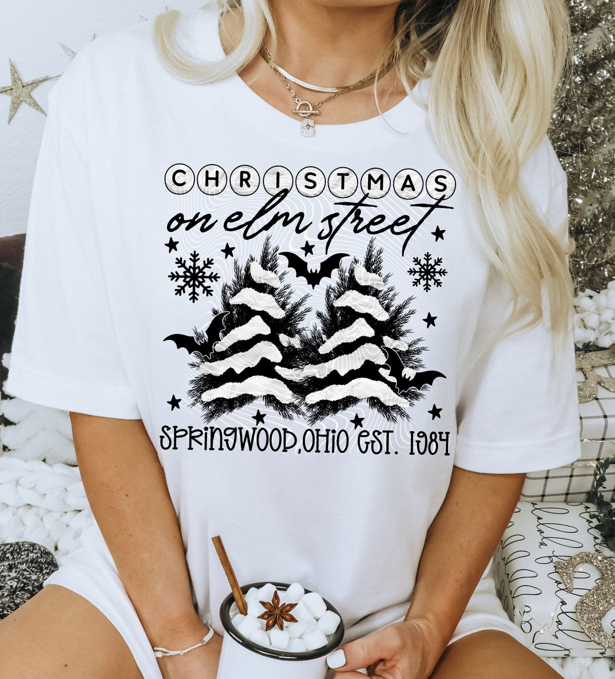 Christmas On Elm Street DTF Print