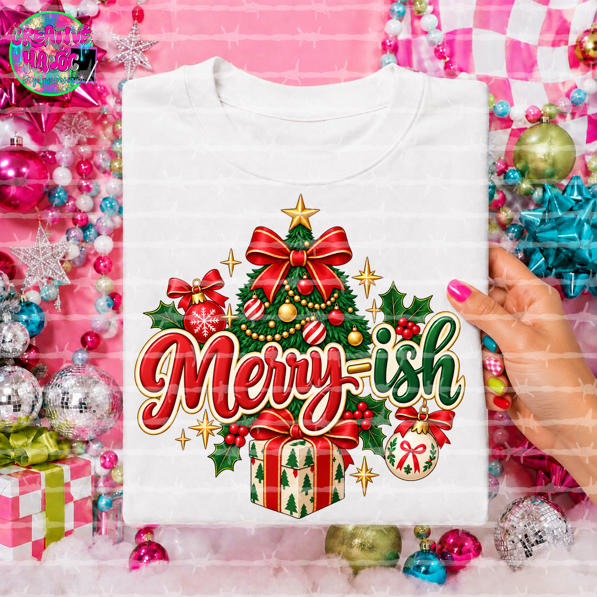 Merry-ish DTF Print