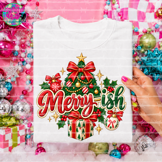 Merry-ish DTF Print